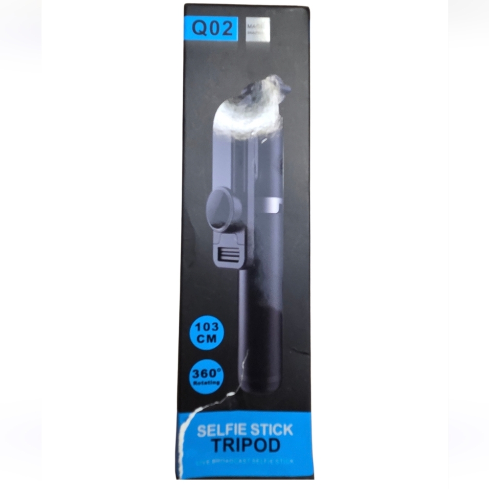 NEW Q02 Black Selfie Stick Tripod